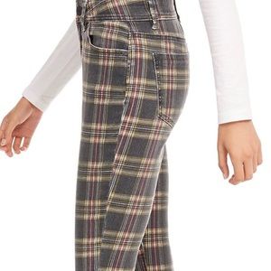 Indigo Rein plaid skinny jeans size 11 NWT